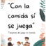 imagen de portada de las tarjetas cuento Con la comida sí se juega