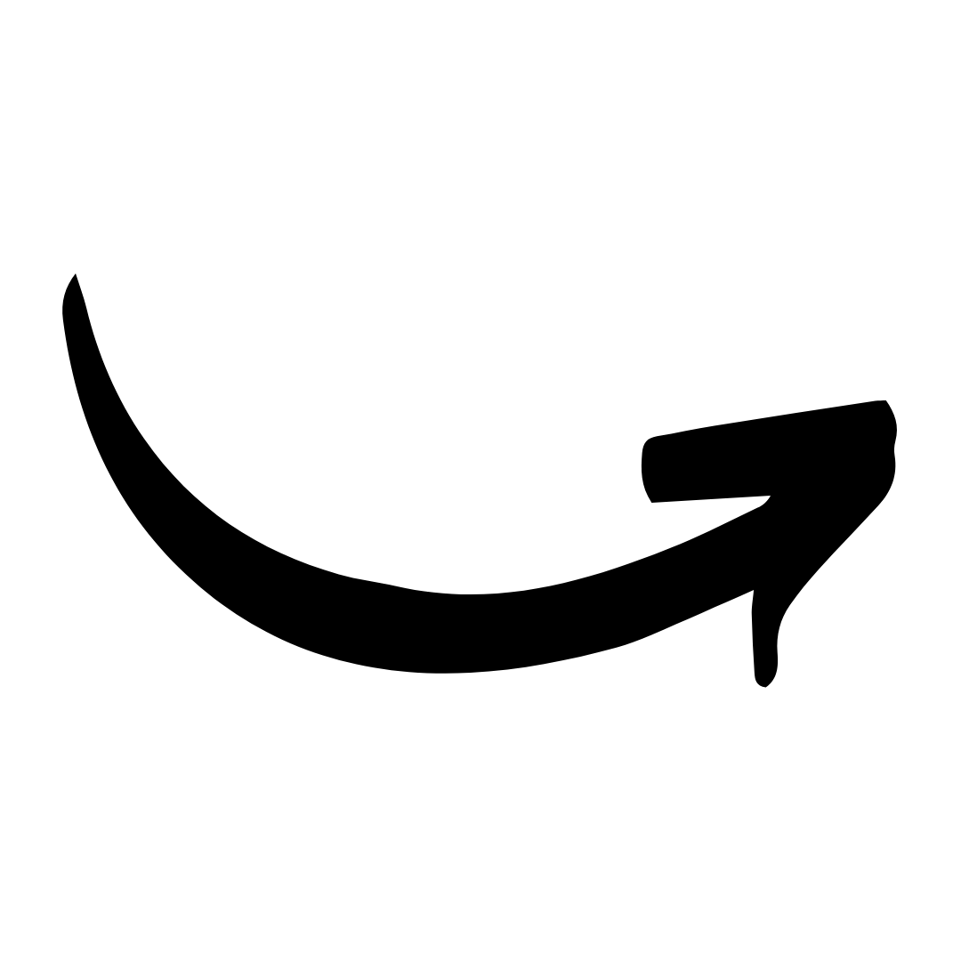 flecha negra que apunta a la derecha sobre fondo blanco