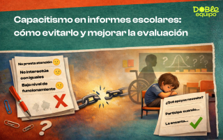 Capacitismo en informes escolares - Doble equipo